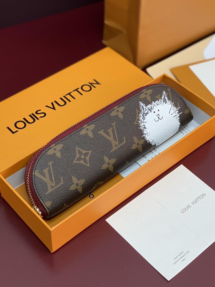 GI1396 silk screen catCHARLOTTE chip version pencil case this Charlotte pencil case resha