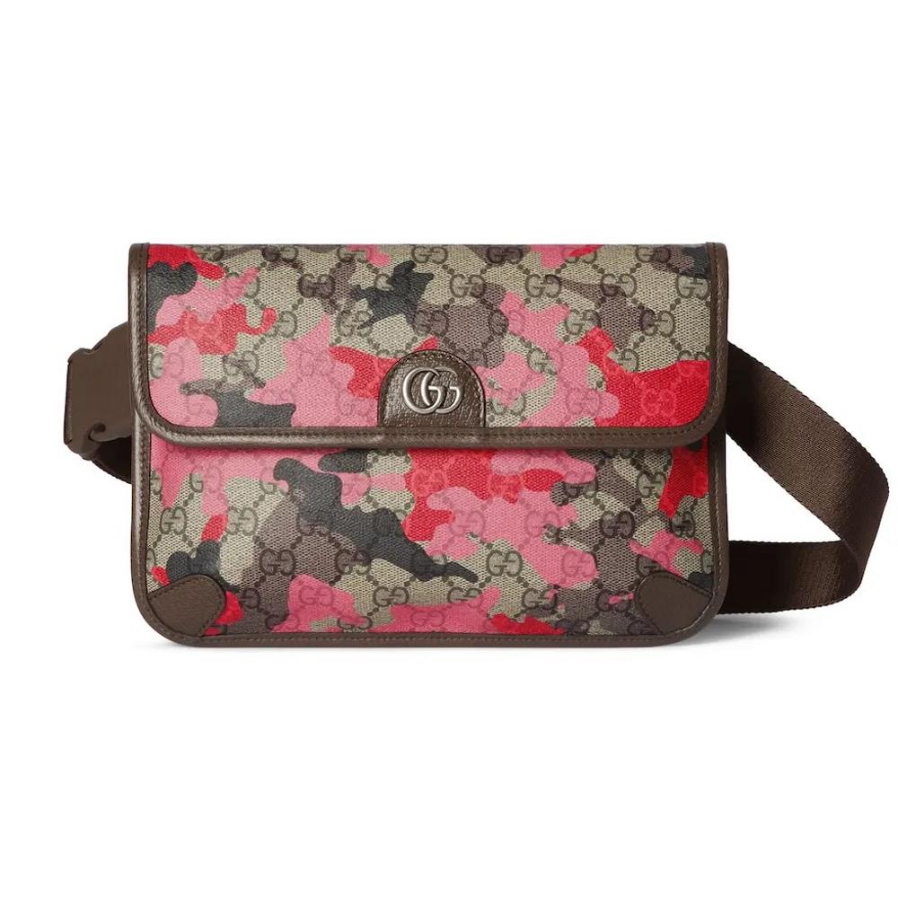 Vivid camouflage combined with unique color schemes reinterpreting classic GG patterns T