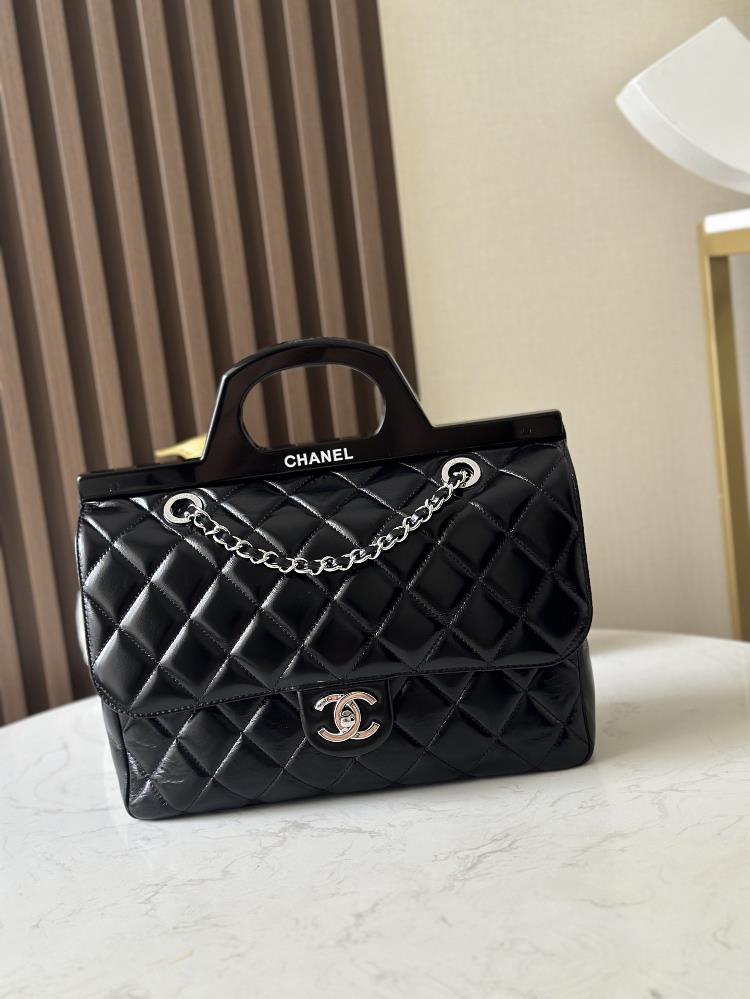 Full set of packaging old model new release ZP printing high quality topnotch qualityBlack silver clothes hanger bag acrylic handle light sens