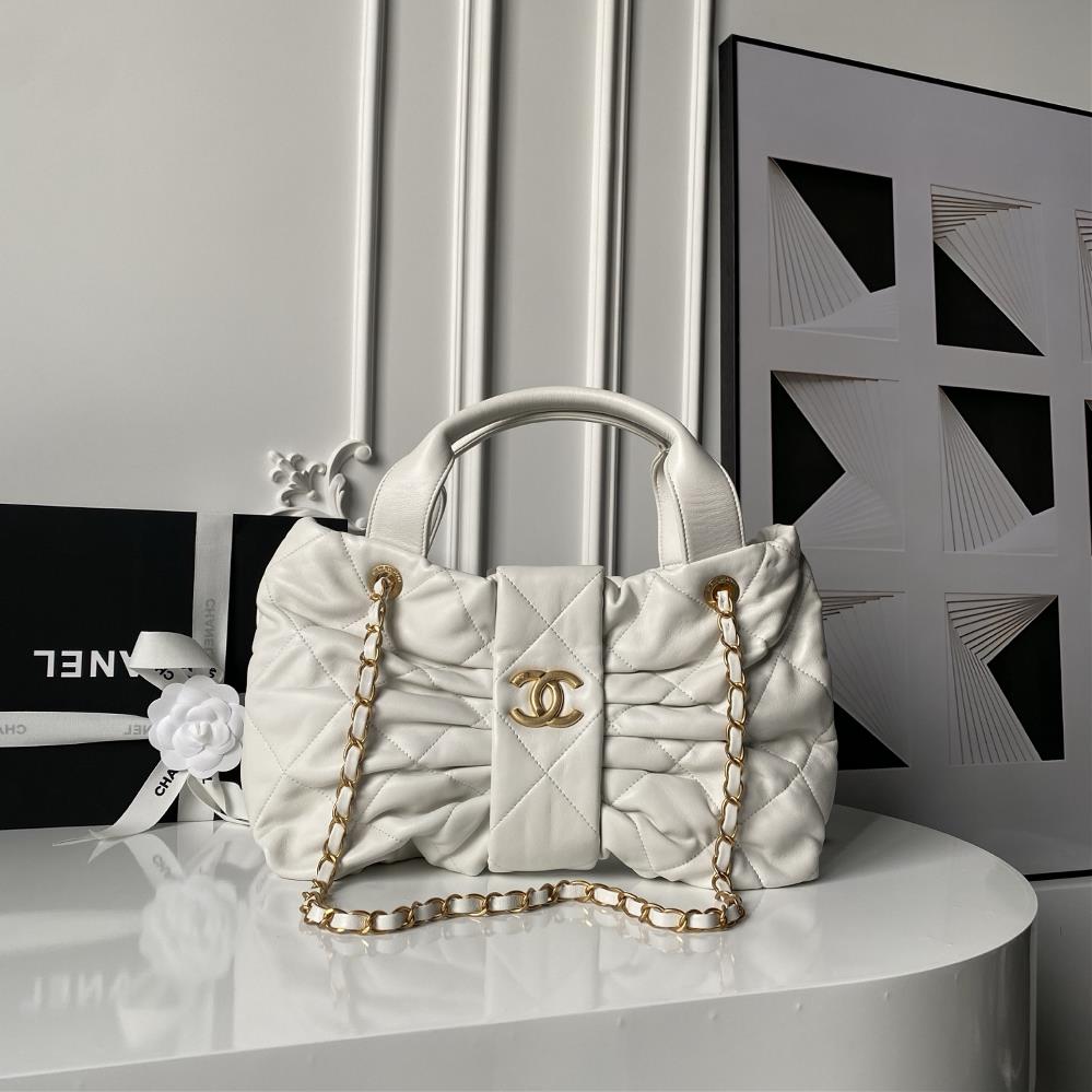Chanel 25K Bow a popular item of the season loved by little fairies AS5851The fusion of classic diamond grid pattern casual and sweet makes the wh