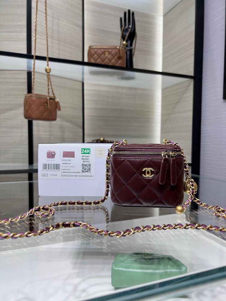 Ohanel 23B New Product New Color Small Box Adjustable Chain Small Golden Ball SheepskinSeeing it I planted grass instantly Inside the skin there is