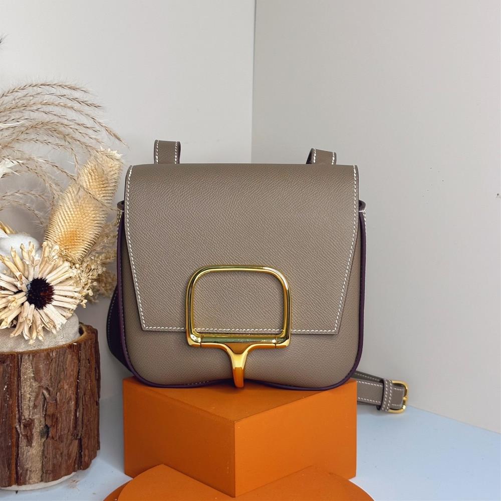 Hermes Della Butt Bag Elephant Grey Gold BuckleHigh end quality exclusive control of goods has Epsom all steel handmade wax thread in stock  pro