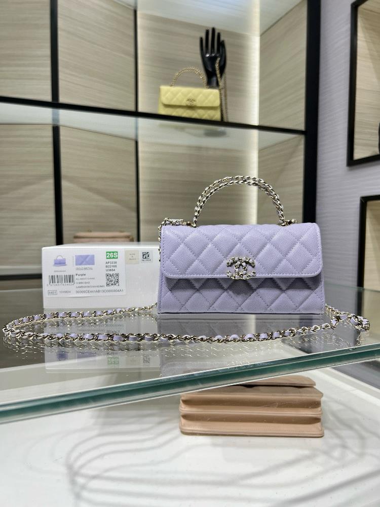 Ohanel 26s New Star Dailu Purple This Seasons Hottest Small Ball Leather Kelly Handle Bag